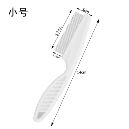 Cross-Border Pet Comb, Dog Flea Comb, Cat Flea Comb, Plastic Fine Tooth Special Comb, Steel Needle Comb, Hair Removal Comb