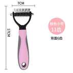 Knot opener comb (Small pink)