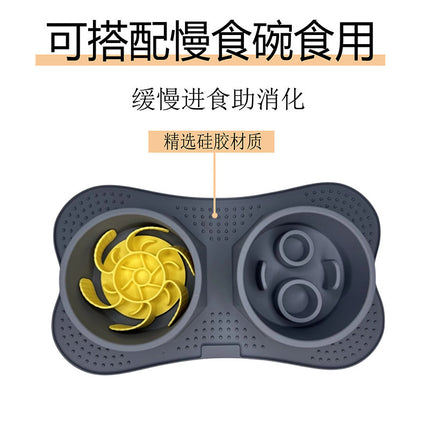 Amazon Silicone Pet Slow Food Mat Anti-Choking Slow Food Mat with Suction Cup Food Utensils Dog Licking Mat Slow Food Bowl for Dogs