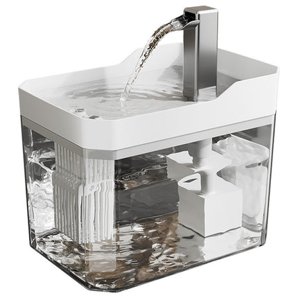 Pet Water Dispenser, Cat Flowing Water Dispenser, Silent Large-Capacity Dog Circulating Automatic Plastic Water Feeder Wholesale