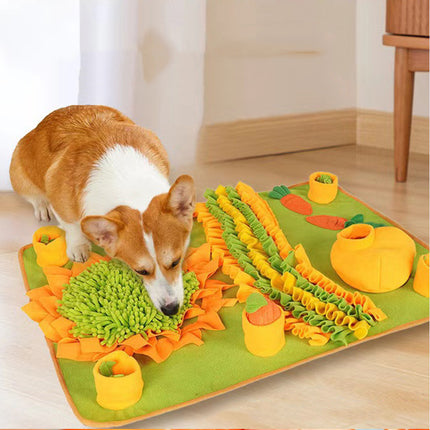 New Pet Sniffing Mat to Expend Dog Energy, Hide Cat Treats to Relieve Boredom, Pet Food Leakage Toy