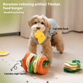 Hamburger Treat-Dispensing Puzzle Toy