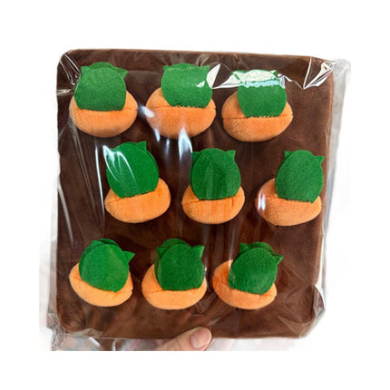 Pet Toy Durable Dog Pull Carrot Boredom Buster Self-Entertaining Snuffle Mat Energy-Burning Dog Enrichment Toy
