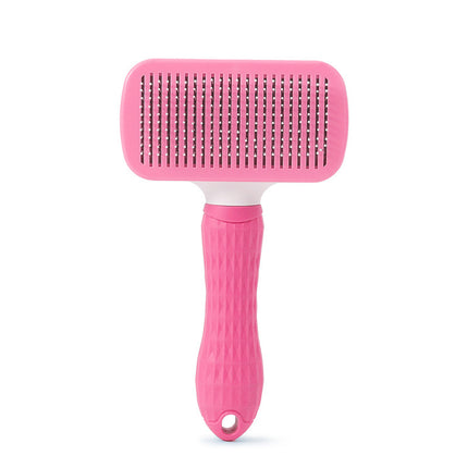 Pet Comb, One-Click Press to Remove Floating Hair, Hair Removal Comb, Dog and Cat Hair Removal Comb, Special Cat Comb, Pet Supplies