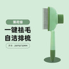 Long and Short Tooth Comb (Green), Flea Comb