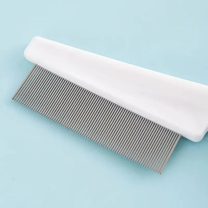 Cross-Border Pet Comb, Dog Flea Comb, Cat Flea Comb, Plastic Fine Tooth Special Comb, Steel Needle Comb, Hair Removal Comb
