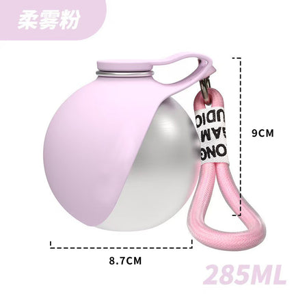 Cross-Border Pet Water Bottle for Cats and Dogs, Stainless Steel Water Bottle for Outdoor Use, Foldable, Large Capacity, Portable Water Dispenser