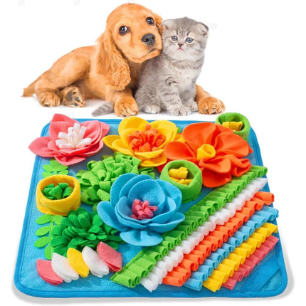 New Pet Sniffing Mat to Expend Dog Energy, Hide Cat Treats to Relieve Boredom, Pet Food Leakage Toy