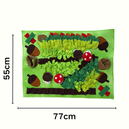 New Pet Sniffing Mat to Expend Dog Energy, Hide Cat Treats to Relieve Boredom, Pet Food Leakage Toy