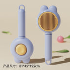 Rabbit ear hair removal comb - Purple