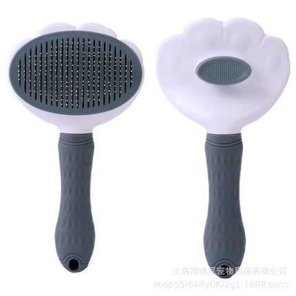 Pet Comb, One-Click Press to Remove Floating Hair, Hair Removal Comb, Dog and Cat Hair Removal Comb, Special Cat Comb, Pet Supplies
