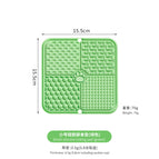 Four-compartment lick mat (small) (green)