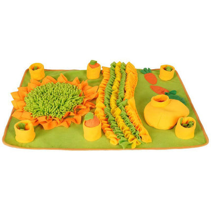 New Pet Sniffing Mat to Expend Dog Energy, Hide Cat Treats to Relieve Boredom, Pet Food Leakage Toy