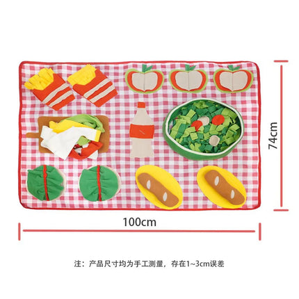 New Pet Sniffing Mat to Expend Dog Energy, Hide Cat Treats to Relieve Boredom, Pet Food Leakage Toy