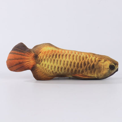Cross-Border Wholesale Simulation Pet Fish Toys to Amuse Cats, Molars and Chews, Plush Fish, Cat, Mint Fish, Cat Toys and Supplies