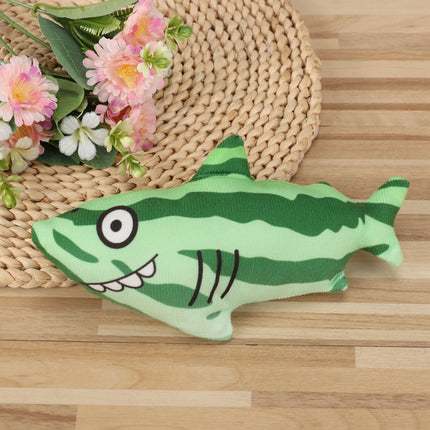 Cross-Border Wholesale Simulation Pet Fish Toys to Amuse Cats, Molars and Chews, Plush Fish, Cat, Mint Fish, Cat Toys and Supplies