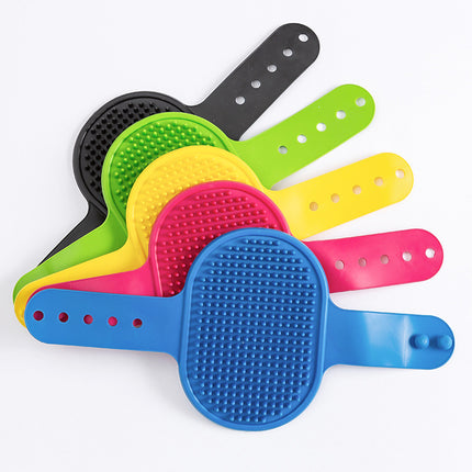 Table Leg Cat Scratcher, Adjustable Glove Massage Brush, Pet Comb, Dog and Cat Cleaning Comb, Bathing Brush