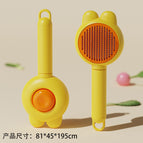 Rabbit ear hair removal comb - Yellow