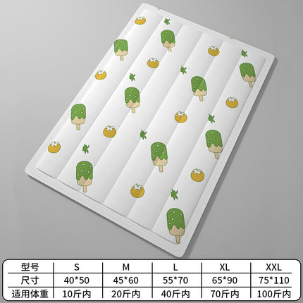 Pet Ice Mat Mat Dog Summer Mat Cat Ice Bed Sleeping Mat Floor Mat Cooling Supplies Summer Ice Nest