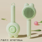 Rabbit ear hair removal comb - Green