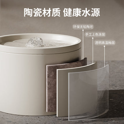 Cat Automatic Water Dispenser Flowing Silent Circulation Filter Ceramic Water Feeder Pet Supplies Amazon Wholesale