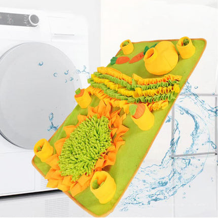 New Pet Sniffing Mat to Expend Dog Energy, Hide Cat Treats to Relieve Boredom, Pet Food Leakage Toy