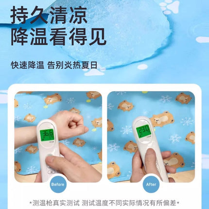 Pet Ice Mat Mat Dog Summer Mat Cat Ice Bed Sleeping Mat Floor Mat Cooling Supplies Summer Ice Nest