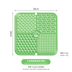 Four-compartment licking pad (large size) (green)