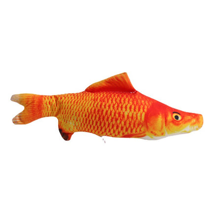 Cross-Border Wholesale Simulation Pet Fish Toys to Amuse Cats, Molars and Chews, Plush Fish, Cat, Mint Fish, Cat Toys and Supplies