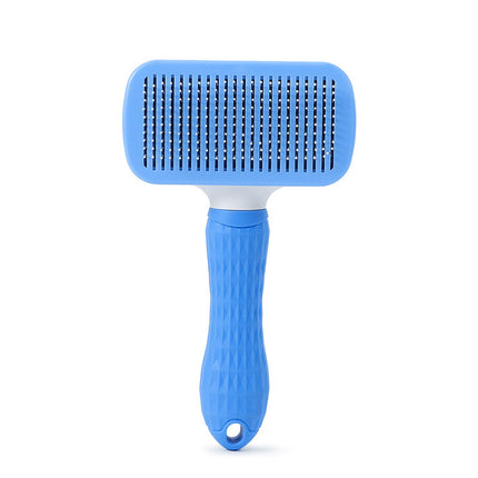 Pet Comb, One-Click Press to Remove Floating Hair, Hair Removal Comb, Dog and Cat Hair Removal Comb, Special Cat Comb, Pet Supplies