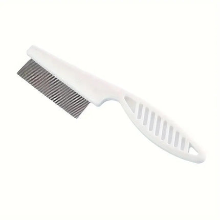 Cross-Border Pet Comb, Dog Flea Comb, Cat Flea Comb, Plastic Fine Tooth Special Comb, Steel Needle Comb, Hair Removal Comb