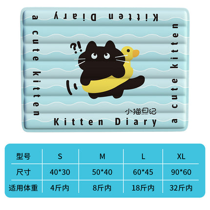 Pet Ice Mat Mat Dog Summer Mat Cat Ice Bed Sleeping Mat Floor Mat Cooling Supplies Summer Ice Nest